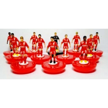 Subbuteo Andrew Table Soccer Liverpool 2021-22 on Classic Hasbro bases